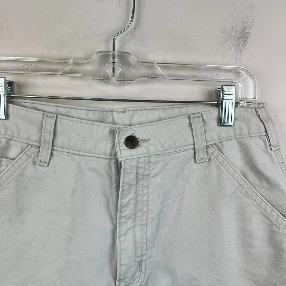 Carhartt B144 Put Carpent White Cargo Shorts  Size 30